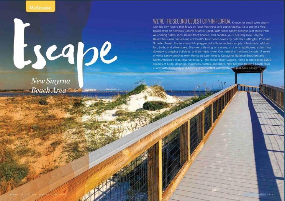 Zen Beach Retreat - Ocean View Townhouse -No Drive Beach New Smyrna Beach Eksteriør billede
