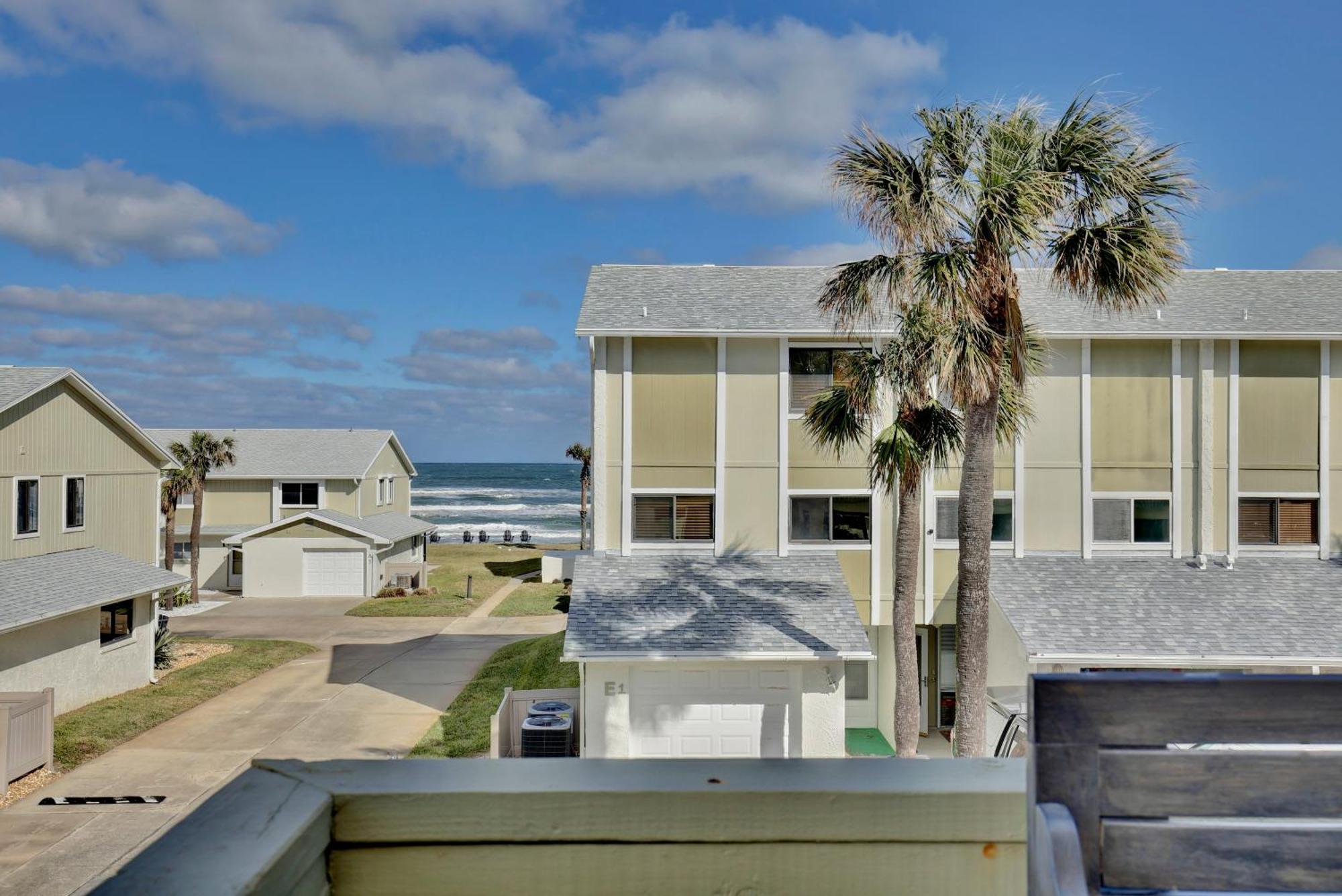 Zen Beach Retreat - Ocean View Townhouse -No Drive Beach New Smyrna Beach Eksteriør billede
